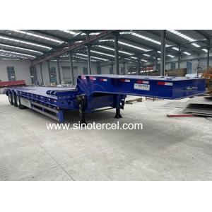 Mechanical Suspension Semi Lowbed Trailer 30000kg Semi Low Bed