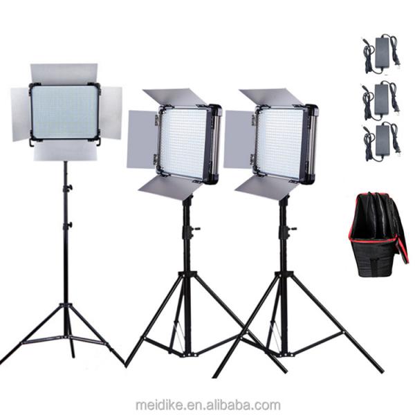 80W D-1080II Professional Video Lighting Kit LCD Film Lighting Equipment With