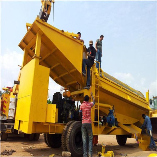 Buy Gravity Gold Processing Plant Sluice Rotary Trommel Screen Machine at wholesale prices