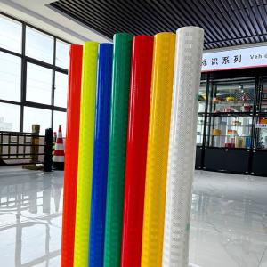 China Industrial Premium Conspicuous Reflective Sheeting Film Vinyl Roll for Road Safety Sign on sale