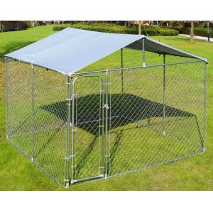 Rust Resistant Galvanized Steel 4x4m Dog Run Kennel