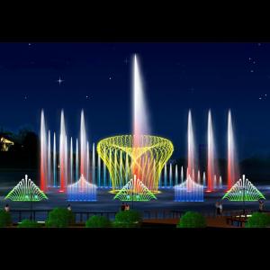 musical rainbow colors fountains pond fountain portable dancing fountain