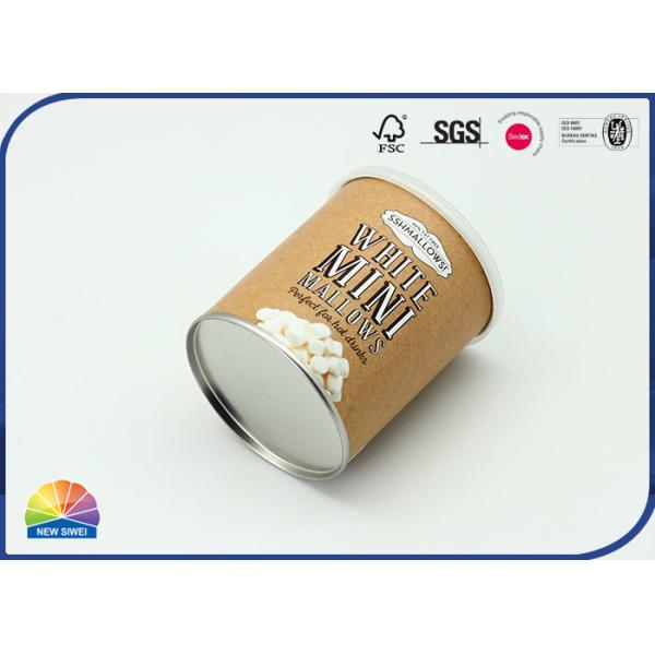 Buy Reusable Food Contact Composite Paper Tube With Metal Bottom at wholesale prices