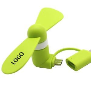 Light Weight 3 In 1 Type C Bendable USB Charging Mini Fan
