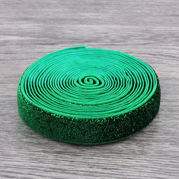 high quality Low MOQ 196 pantone color for hair band decoration glitter velvet ribbon