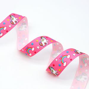 High Quality Custom Printed Satin Silk Ribbon Wholesale With Logo
