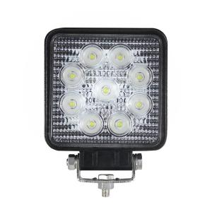 4PCS Square LED Flood Work Lights IP67 2160lm Black Housing