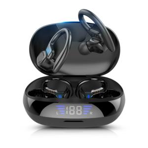 China 2600mAh TWS Bluetooth Earbuds 600hours Wireless Charging Case With Digital LED Display on sale