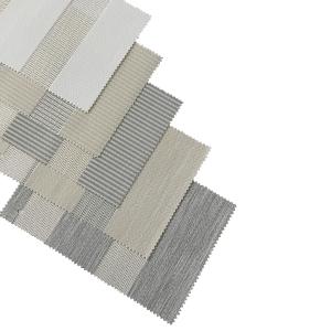 3m Width Solar Day And Night Roller Blinds Fabrics For Window Decoration