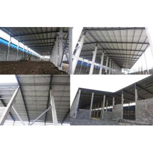 Customized 50mm Panel Steel Frame Warehouse Q235b Prefabricated