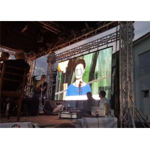 Durable Outdoor LED Screen Rental P6 Matrix Electronic Media For Stage Board