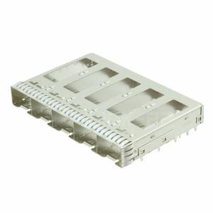 Quality 2284170-1 TE SFP+ Cage Ganged (1 x 5) Connector Press-Fit Through Hole for sale