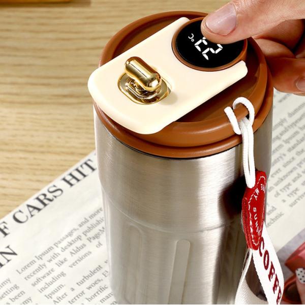 Portable Water Cup Termos Outdoor Led Digital Intelligent Smart Temperature Display Thermal Mug