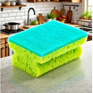 High Absorption Dish Wash Scrubber Colorful Customize Safety Material