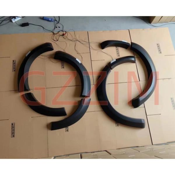 Ford Ranger T9 2022 Auto Plastic Black Fender Flares Car Door Protector Fender Cover