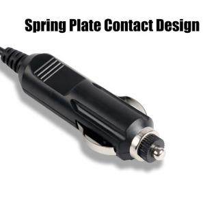 1M 2A Cigarette Lighter Male Plug to 5.5x2.1mm 1.35x3.5mm 12V DC Car Charger for