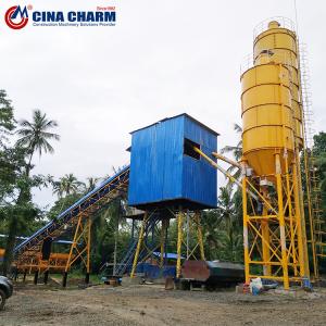 Quality HZS75 RMC Batching Plant PLD2400 Ready Hopper Concrete Mixing Plant for sale