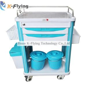 China Medicine Transfer Treatment Medical Trolley Cart With Drawers on sale