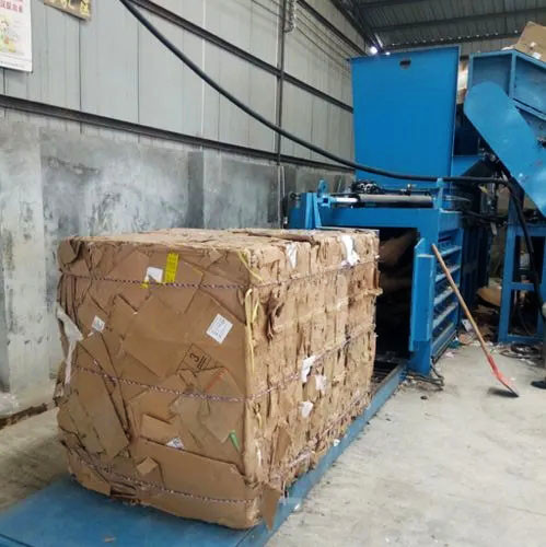 Horizontal Waste Paper Hydraulic Baler Plastic Bottle Baler Machine