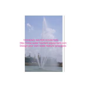 Straight Spray Floating Pond Fountain , Dancing Water Fountain Equipment