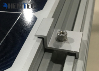 Buy Durable Aluminium Solar Roof Mounting Systems Pv End Clamp Customized Dimensions at wholesale prices