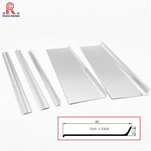 Quality Living Room Extrusion Aluminum Wall Skirting Board Profiles Various Colors for sale