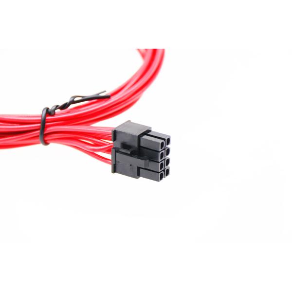 Mudular Cable for Power Supply with Extra-Sleeved 24 PIN 8PIN 6PIN 580mm Length Red