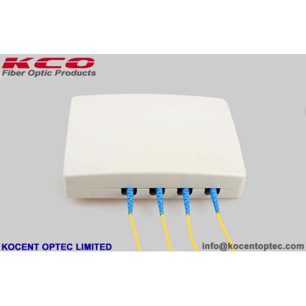 Buy Indoor IP55 Fiber Optic Terminal Box KCO-FTB-04W FTTH FTB OTB 4 Port Long Life Time at wholesale prices