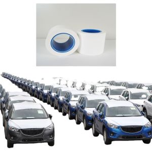 White Glossy Opaque PE Automotive Protective Film 1200mm Width 100m Length for