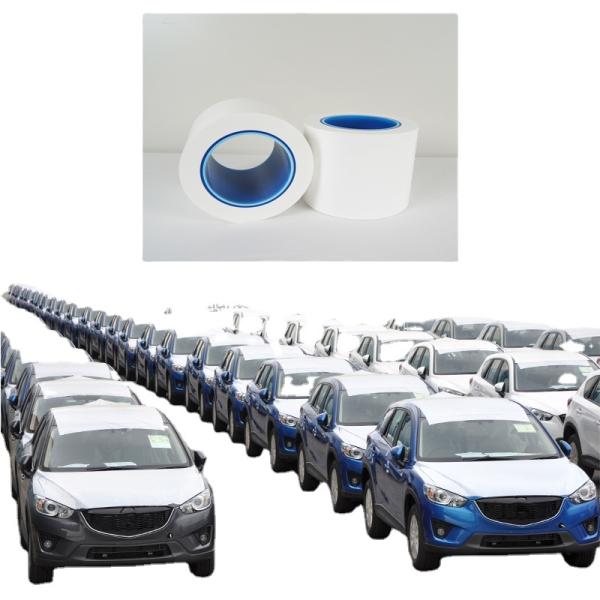 Buy White Glossy Opaque PE Automotive Protective Film 1200mm Width 100m Length for Car Paint Protection at wholesale prices