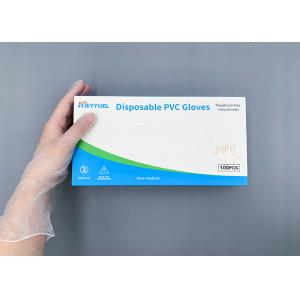 Quality Odourless Clear And Blue Industry Vinyl Pvc Disposable Exam Gloves for sale