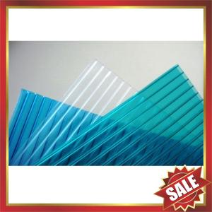 China PC sun sheet,hollow polycarbonate sheet,pc roof panel,twin-wall pc sheet,great roof cover for construction project! on sale