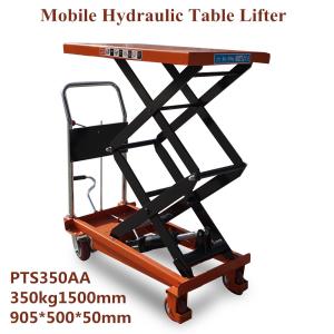 Versatile Hydraulic Double Scissor Lift Table Manual Crank