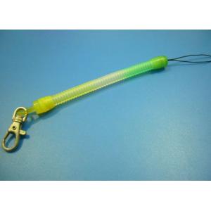 Long Coil Key Ring Holder Convenient Spring Coiled Retainer for Security