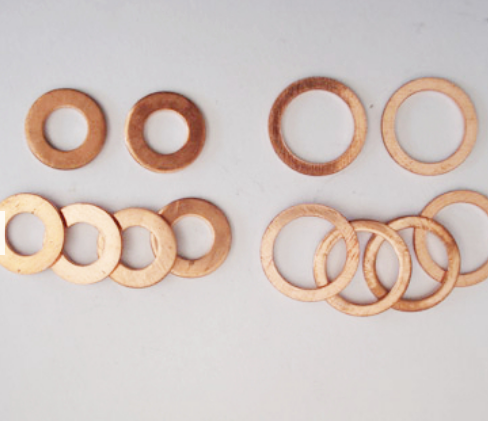 Flat Copper Pad Washer M3 M4 M5 M6 M8 M10 M12 M14 M16 M18 M20 M22 M24 M27 M30 for Sealing Materials Spring Lock Washers