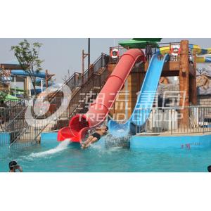 Speed Fiberglass Water Slides Combination Customized For Sale