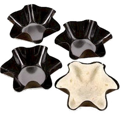 Buy Black Kitchen Baking Tools Personalized Tortilla Bowl Maker Silicone at wholesale prices