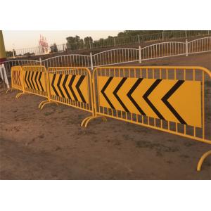 Professional Metal Pedestrian Barriers , Metal Crowd Barriers For Exhibitions /
