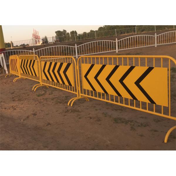 Professional Metal Pedestrian Barriers , Metal Crowd Barriers For Exhibitions /