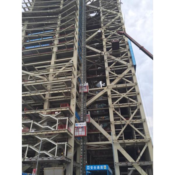 Vertical Transportion 300m Building Construction Hoist 1600kg