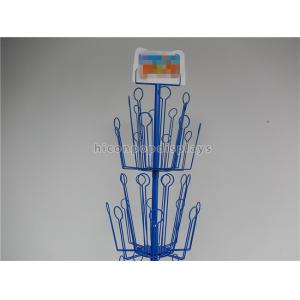 Visual Merchandise Display Blue Metal Rotating Freestanding Puppet Toy Display