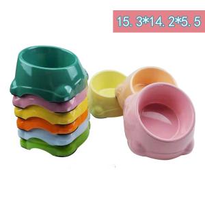 Ceramic Adjustable Raised Dog Feeder Outdoor Feeding Station