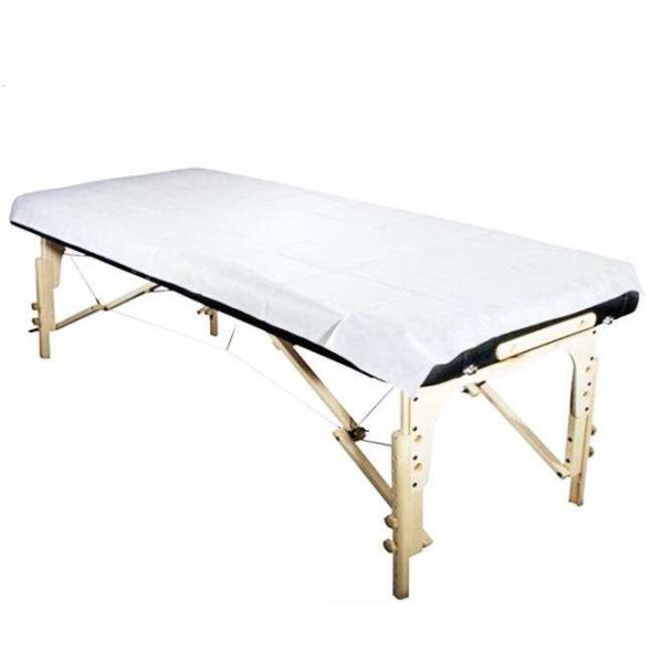 Buy Hotel Spa Examination Couch Disposable Bed Sheet 16gsm 60gsm at wholesale prices