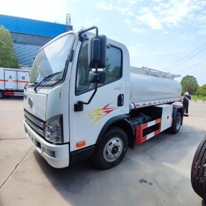 FAW manual transmission tanker truck LHD drive fuel truck gasoline refueling