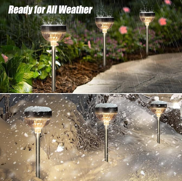 Buy Monocrystalline Silicon LED Solar Garden Lights RGB Color Outdoor 100LM Intensity at wholesale prices