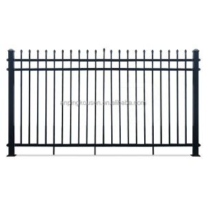 Quality Powder Coated Steel Villa Fencing with Horizontal Design and Stainless Steel Material for sale