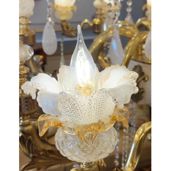 High Quality Large Flower Chandelier For Grand Foyer Dining Room High-End Commercial Space