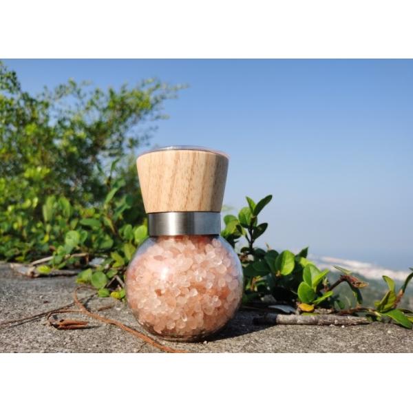 80ml Capacity Adjustable Salt and Pepper Grinder with Transparent Condiment