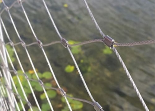 Enclosure Animal Metal 316 Stainless Steel Wire Rope Mesh Zoo Mesh