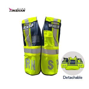 Ready-made Apparel Direct Injection Heat-Transfer Printing Engineer Warning Vest